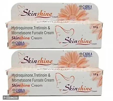 Skkin Shine Cream for Scars, Pimples, Acne, Burn Marks, 15g each (Pack of 2)| Sidhpursh Unisex Face Cream-thumb0