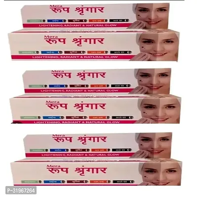 Roop Shringar Face Cream Fair And Glow ( Pack of 3)-thumb0