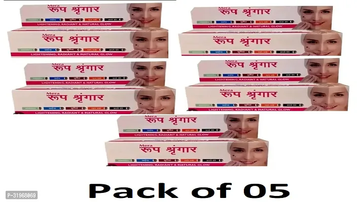 Roop Shringar Face Cream Fair And Glow ( Pack of 5)-thumb0