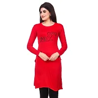 Kanchan World Cotton Kurtis for Women One  Only Printed Full Sleeve-thumb1