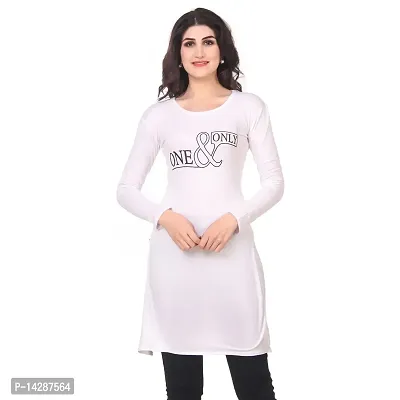 Kanchan World Cotton Kurtis for Women One  Only Printed Full Sleeve-thumb0