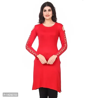 Kanchan World Cotton Kurtis for Women Side Work-thumb5