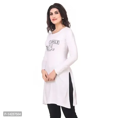 Kanchan World Cotton Kurtis for Women One  Only Printed Full Sleeve-thumb2