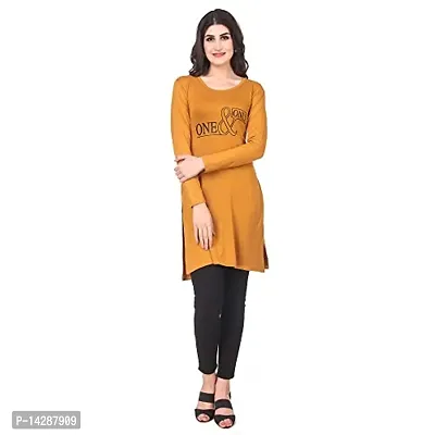 Kanchan World Cotton Kurtis for Women One  Only Printed Full Sleeve-thumb0