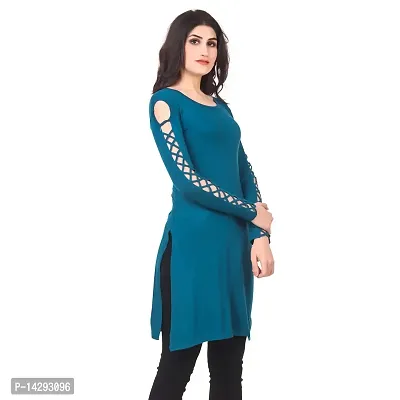 Kanchan World Cotton Kurtis for Women Side Work-thumb4