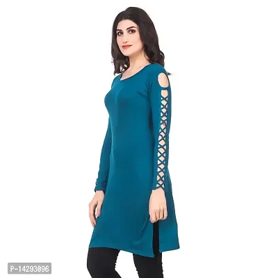 Kanchan World Cotton Kurtis for Women Side Work-thumb3