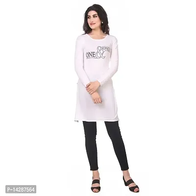 Kanchan World Cotton Kurtis for Women One  Only Printed Full Sleeve-thumb3