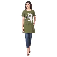 Kanchan World Women's Long Casual T-Shirt Nice Day Print-thumb3