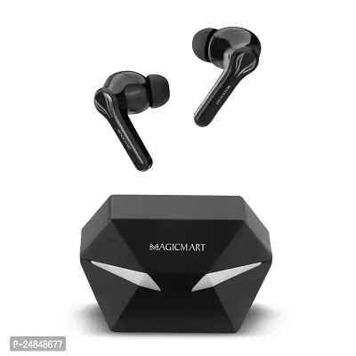 MAGICMART F1 Hawkeye Earbuds With Gaming Mode 48hr Playback Quad Mic 11mm driver Bluetooth Headset
