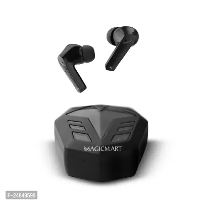 MAGICMART F3 Tn Brave Earbuds With Gaming Mode 60hr Playback Mic 13mm driver Bluetooth Headset