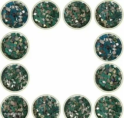 12 Shape Mirror kit for lippan Art Other Craft Work Jewellery Making mud Work Total 1440 Pieces 120 Plus Piece of Each Shape Free Fabric Glue Cone 12 Shape Combo