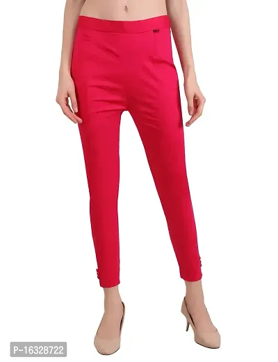 EZIA OUTFIT Women's Pants|Stretch Lounge Pants with Pockets| Women's Slim Fit Tapered Pants Rani