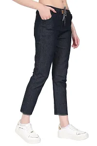 EZIA OUTFIT Women's Relaxed Fit Jogger (Black)-thumb2