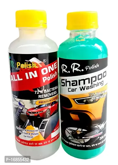 Car/Bike All in one Polish/washing shempoo  400ML (Pack of 2)