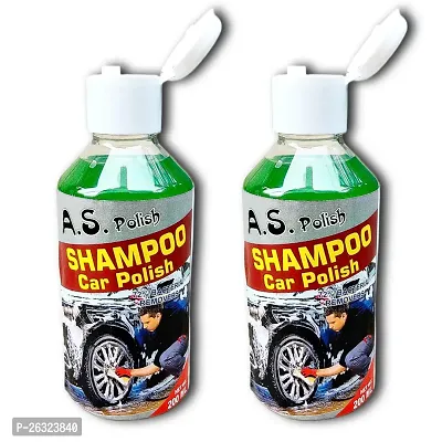 A S Auto Car  Bike Shampoo Combo |Car Cleaning Formula |Liquid for Cleaning  Shining |Automotive Cleaning Solution |High Quality |Maintains Vehicle's Glossy Finish |Car  Bike Polish Shampoo |Easy-t