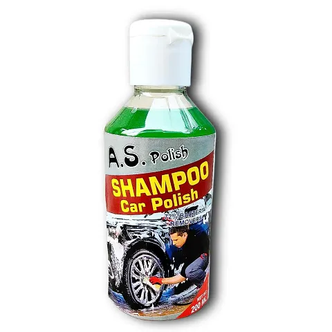 A S Auto Car  Bike Shampoo |Liquid for Cleaning  Shining |High Quality |Maintains Vehicle's Glossy Finish |Car  Bike Polish Shampoo |Easy-to-use |Effective Car Product |Professional Car Wash Formul