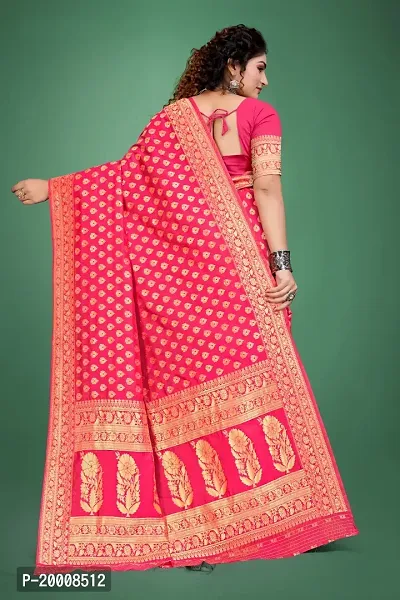 Attractive Cotton Silk Saree with Blouse Ready to Wear (Stitched)-thumb3