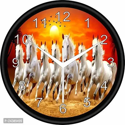 Designer Plastic Analog Wall Clock-10X1.5X10 inches-thumb0