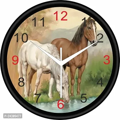 Designer Plastic Analog Wall Clock-10X1.5X10 inches-thumb0