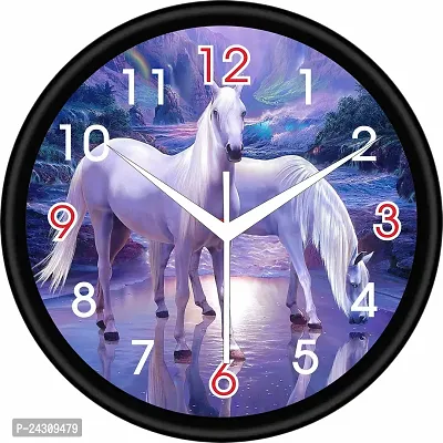 Designer Plastic Analog Wall Clock-10X1.5X10 inches-thumb0