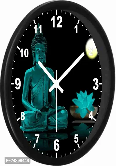 Designer Plastic Analog Wall Clock-10X1.5X10 inches-thumb0