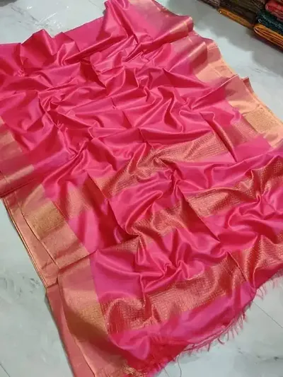 Stylish Fancy Designer Silk Blend Saree With Blouse Piece For Women