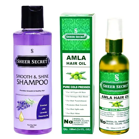 Combo Of Sheer Secret  Shampoo and Hair Oil