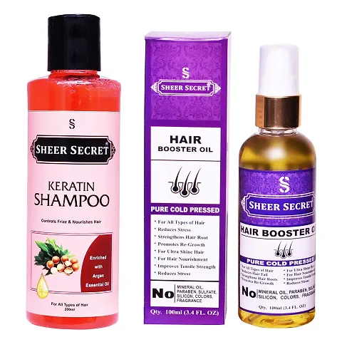 Combo Of Sheer Secret  Shampoo and Hair Oil