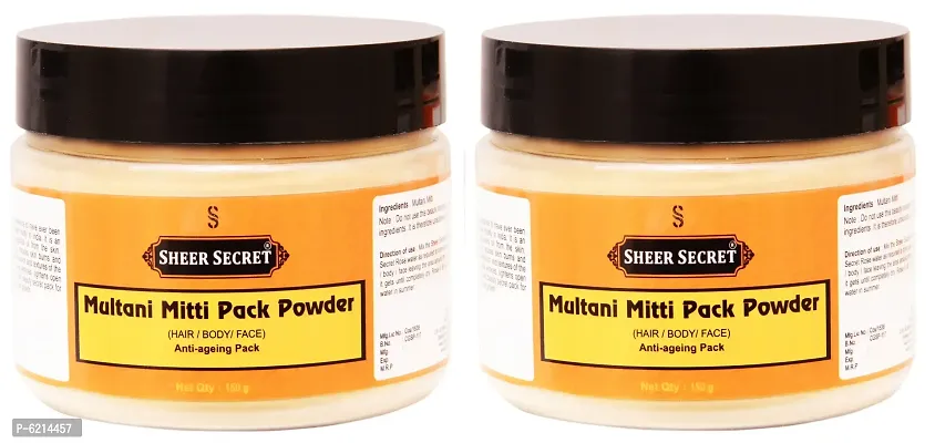 Multani Mitti Pack Powder 150 gm (Pack of 2)-thumb0