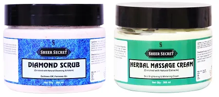 Top Selling skin Care Scrub With cream Combo For Radiant Skin