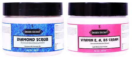 Top Selling skin Care Scrub With cream Combo For Radiant Skin