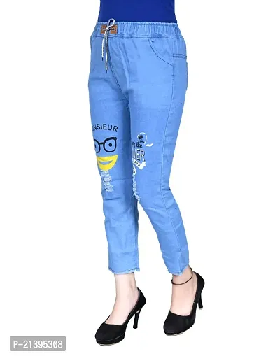 Trendy  Stylish women Denim Jogger Combo  Pack of 2-thumb3