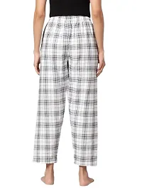 Stylish Cotton Checked Louge Wear Pajama for Women-thumb3