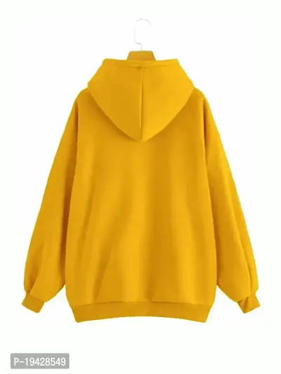 Men  Women Full Sleeve Solid Hooded Sweatshirt-thumb2