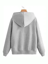 Men  Women Full Sleeve Solid Hooded Sweatshirt-thumb1