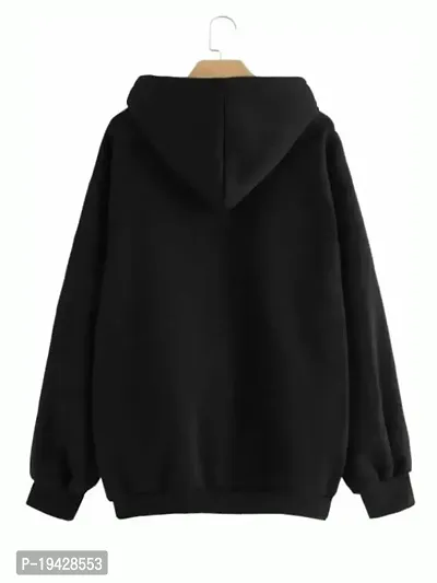 Men  Women Full Sleeve Solid Hooded Sweatshirt-thumb2