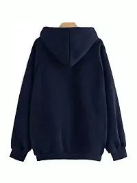 Men  Women Full Sleeve Solid Hooded Sweatshirt-thumb1