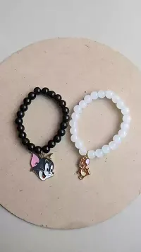 Stylish Tom And Jerry Crystal Bracelet For For Women And Men-thumb1