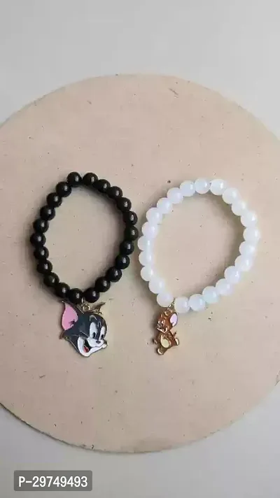 Stylish Tom And Jerry Crystal Bracelet For For Women And Men-thumb2