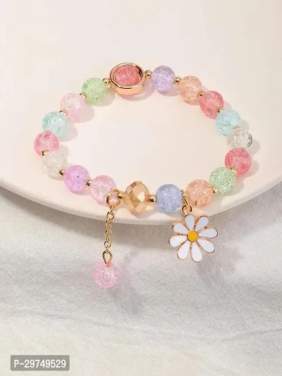 Bracelets Colorful Jewelry Daisy Flower Multi Beads Style Handmade Accessories-thumb0