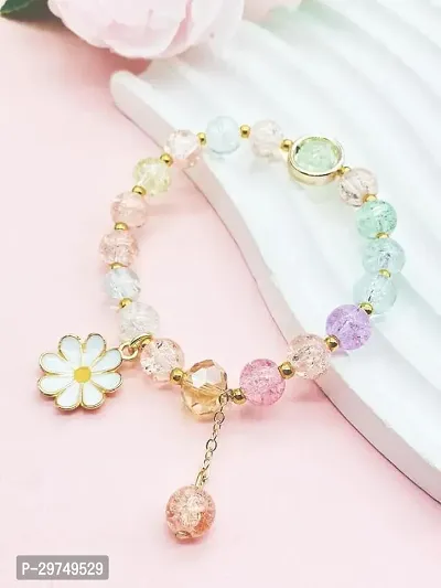 Bracelets Colorful Jewelry Daisy Flower Multi Beads Style Handmade Accessories-thumb2