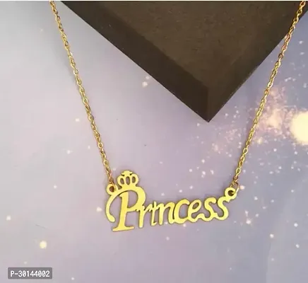 Princess Name Letter Locket Necklace Pendant for Girls and Women-thumb3