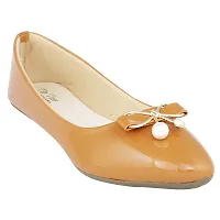 TipToss Women's Tan Ballet Flat -5 UK, 38 EU-thumb3