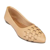 TipToss Women's Fashion Bellies (Beige)-thumb2