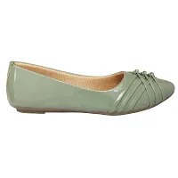 TipToss Slip On Bellies for Women and Girls (Green)-thumb3