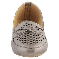 TipToss Women's Synthetic Leather Casual Bellies (Grey)-thumb2