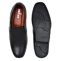 SHUAN Synthetic Leather Formal Moccasin Oxford Shoes-thumb1