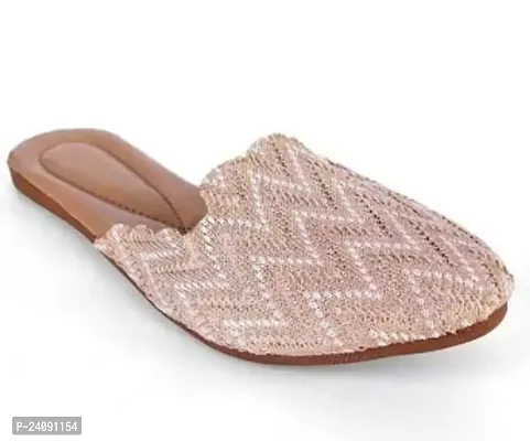 Elegant Artificial Leather Slippers For Women