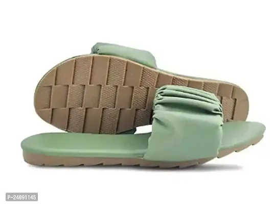 Elegant Artificial Leather Slippers For Women