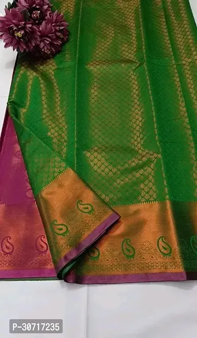 Stylish Art Silk Saree With Blouse Piece For Women